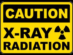 Caution X-Ray Radiation Sign