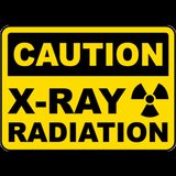 Caution X-Ray Radiation Sign